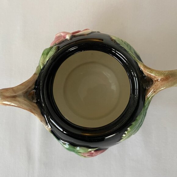 Vintage Fitz & Floyd 1987 Midnight Rose Sugar Bowl and Lid - Picture 3 of 10